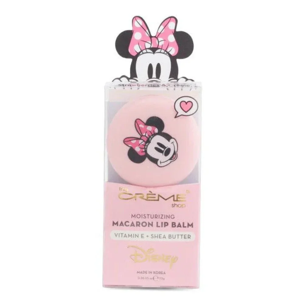 The Crème Shop x Disney Macaron Lip Balm Minnie Mouse New
